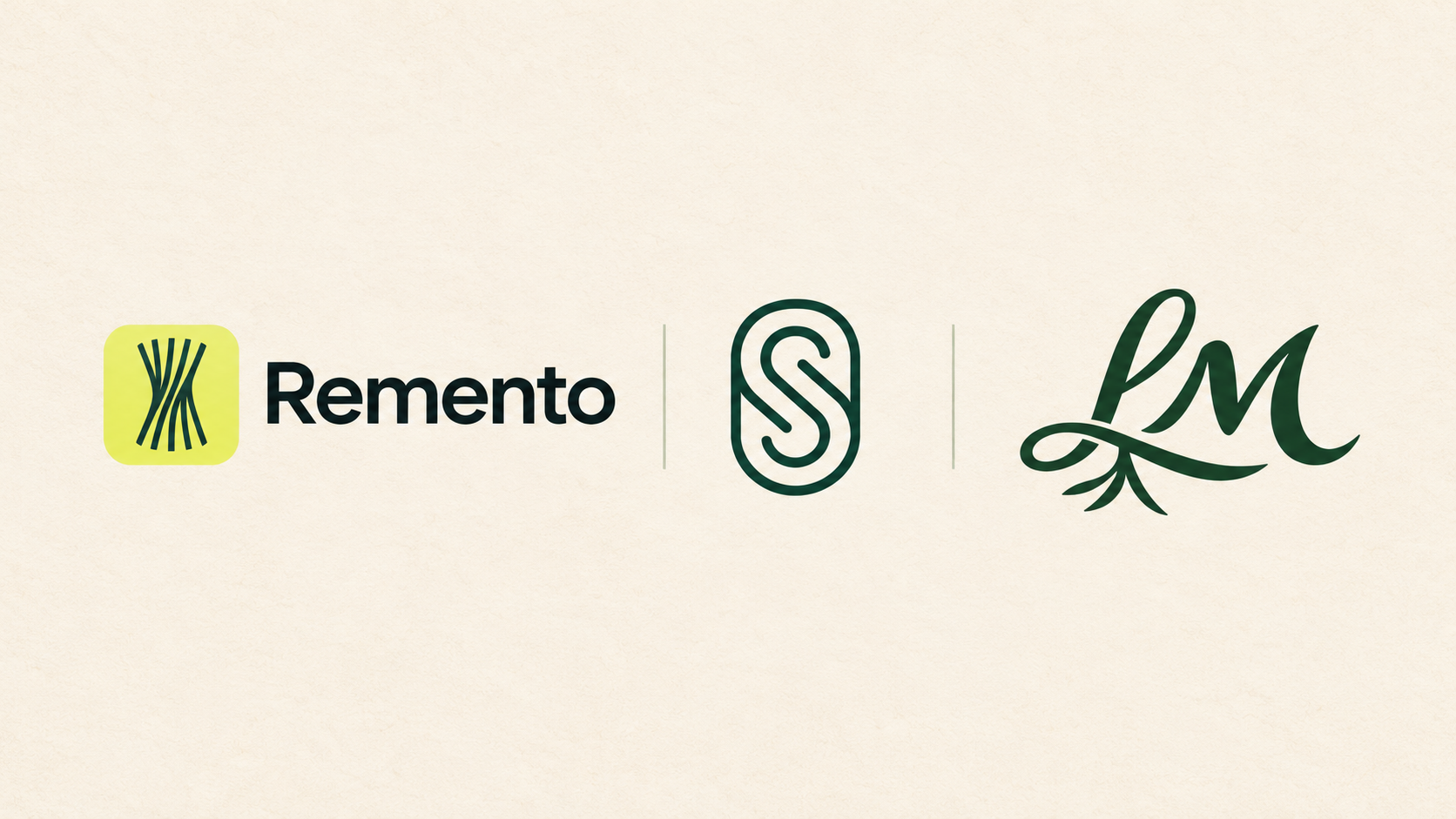 Remento, Storyworth, and LastingMind Logos